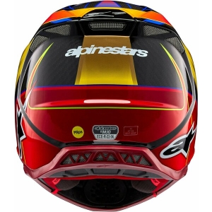 Casca cross-enduro ALPINESTARS SUPERTECH S-M10 ERA 2024 ECE 22.06 L Auriu/Galben/Rosu, 15