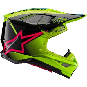Casca cross-enduro ALPINESTARS SUPERTECH S-M10 UNITE 2024 ECE 22.06 XL Galben fluo/Negru/Roz, 6