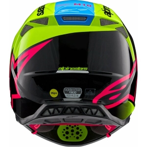 Casca cross-enduro ALPINESTARS SUPERTECH S-M10 UNITE 2024 ECE 22.06 XL Galben fluo/Negru/Roz, 12