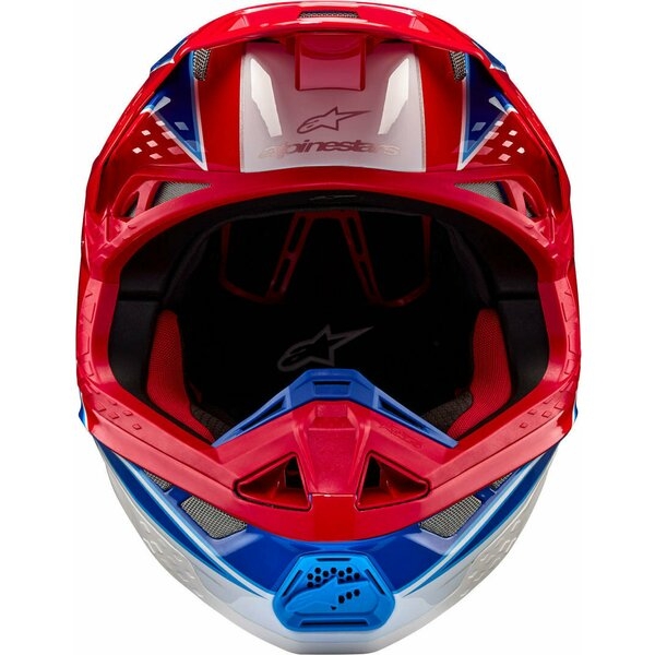 Casca cross-enduro ALPINESTARS SUPERTECH S-M10 AEON 2024 ECE 22.06 M Rosu/Albastru, 3