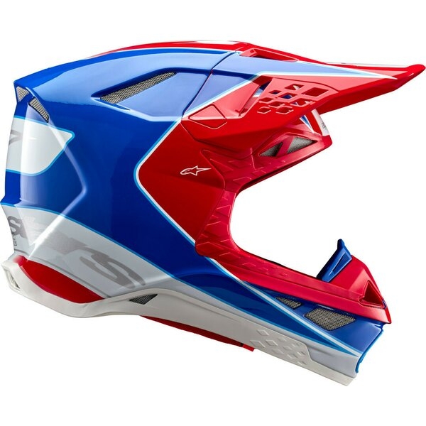 Casca cross-enduro ALPINESTARS SUPERTECH S-M10 AEON 2024 ECE 22.06 M Rosu/Albastru, 7
