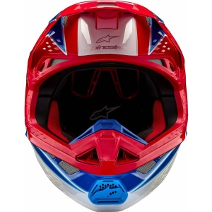 Casca cross-enduro ALPINESTARS SUPERTECH S-M10 AEON 2024 ECE 22.06 M Rosu/Albastru, 3