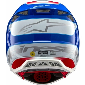 Casca cross-enduro ALPINESTARS SUPERTECH S-M10 AEON 2024 ECE 22.06 M Rosu/Albastru, 8