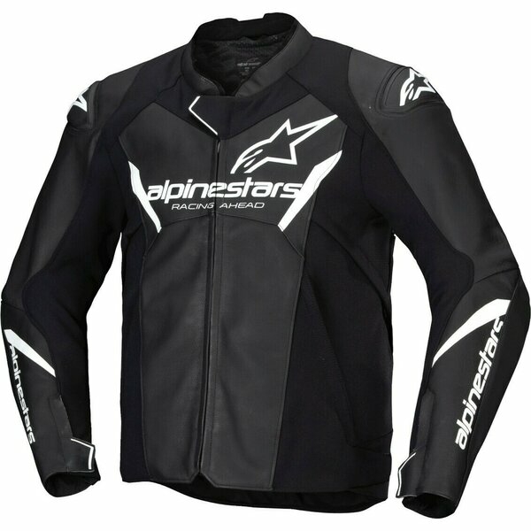 Geaca de piele ALPINESTARS FASTER V3 60 Negru/Negru, 9