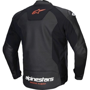 Geaca de piele ALPINESTARS FASTER V3 60 Negru/Negru, 8