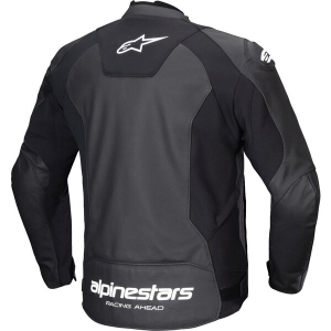 Geaca de piele ALPINESTARS FASTER V3 60 Negru/Negru, 10