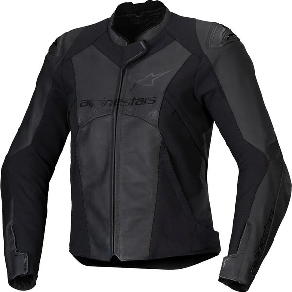 Geaca de piele dama ALPINESTARS STELLA FASTER V3 38 Negru/Alb/Coral, 3