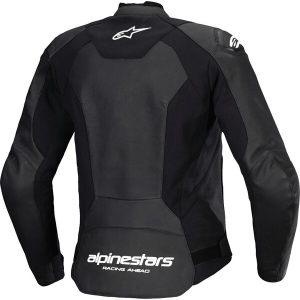 Geaca de piele dama ALPINESTARS STELLA FASTER V3 38 Negru/Alb/Coral, 6