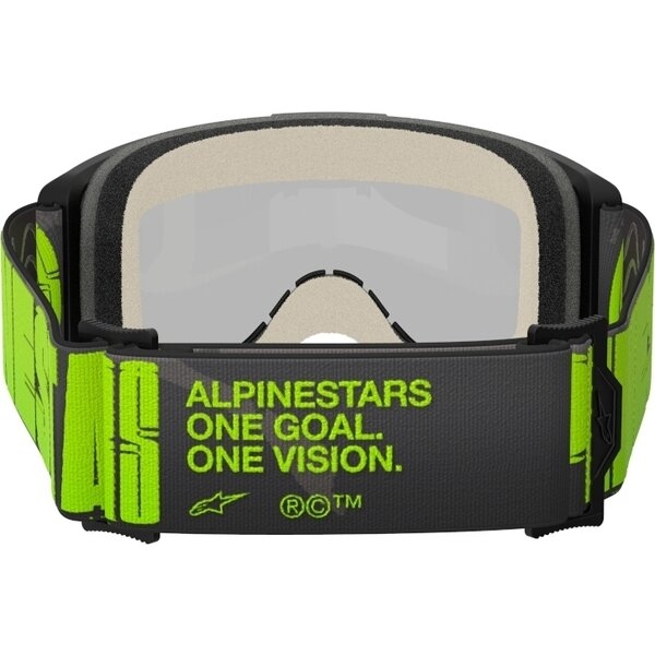 Ochelari cross-enduro ALPINESTARS VISION 5 HOLLOW MIRROR GOGGLE Negru/Galben fluo, 10
