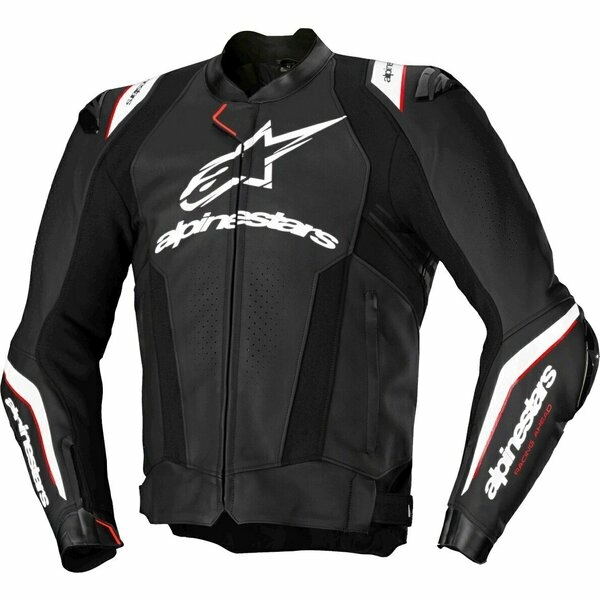 Geaca de piele sport ALPINESTARS MISSILE V3 IGNITION 48 Negru/Rosu fluo/Rosu