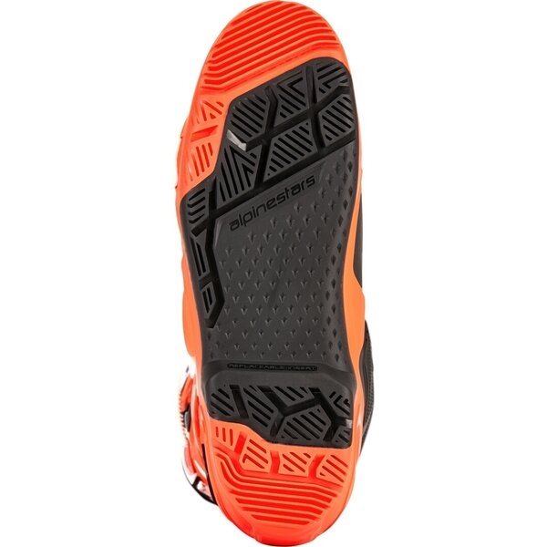 Cizme cross-enduro ALPINESTARS TECH 10 ENDURO 40.5 Portocaliu fluo/Negru/Alb, 5