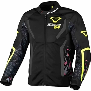 Geaca de vara textil MACNA GRISCO ALDEGUER EDITION M Negru/Galben fluo