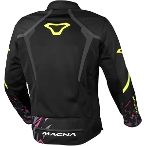 Geaca de vara textil MACNA GRISCO ALDEGUER EDITION M Negru/Galben fluo, 4