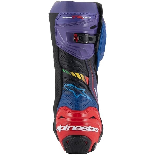 Cizme moto race ALPINESTARS SUPERTECH R VENTED LE MARTINATOR R01 REPLICA 41 Albastru/Mov/Rosu, 8