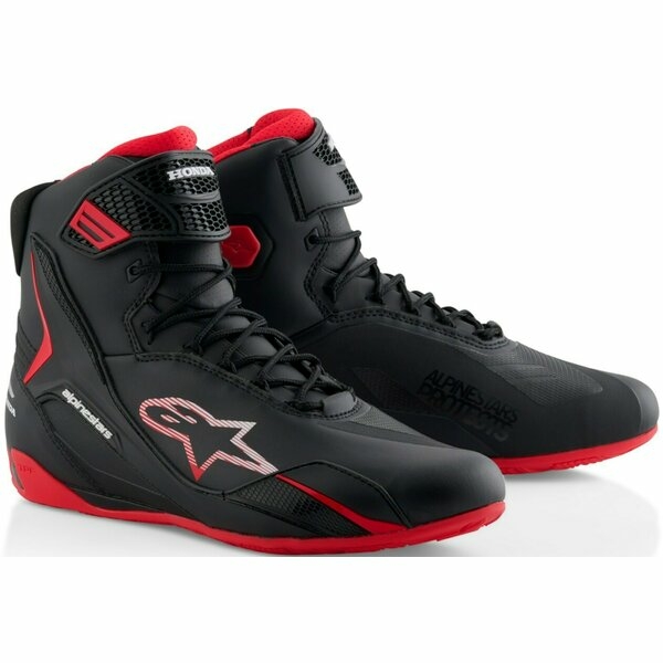Ghete moto sport/touring ALPINESTARS FASTER-4 HONDA EDITION 39 Negru/Rosu, 2