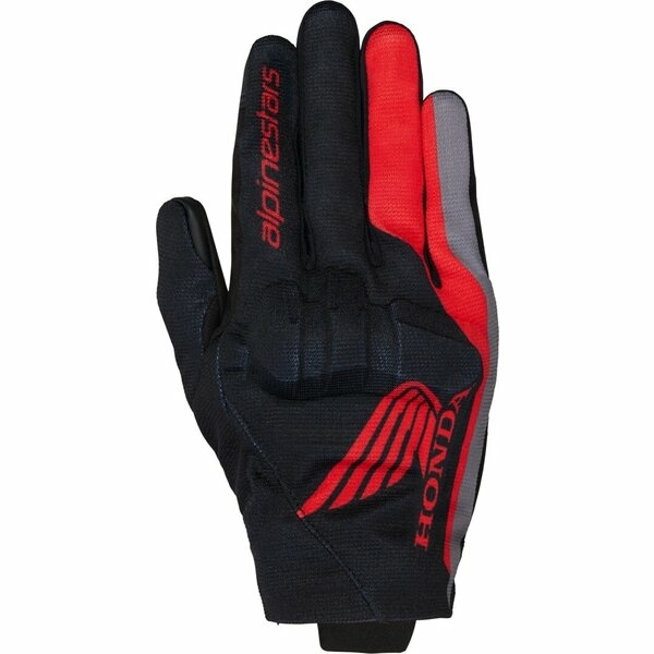 Manusi de vara ALPINESTARS HONDA REEF V2 S Negru/Rosu/Gri
