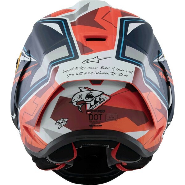 Casca integrala sport ALPINESTARS SUPERTECH R10 LE ACOSTA S Albastru/Rosu/Alb, 7