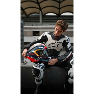 Casca integrala sport ALPINESTARS SUPERTECH R10 LE ACOSTA S Albastru/Rosu/Alb, 10