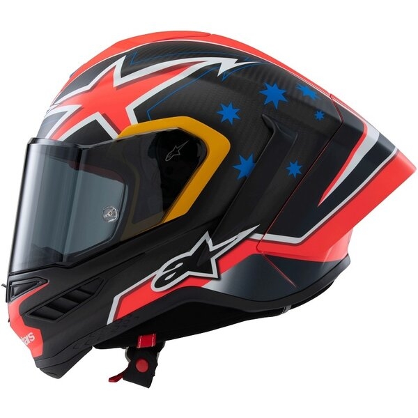 Casca integrala sport ALPINESTARS SUPERTECH R10 LE MILLER S Negru/Rosu mat, 5