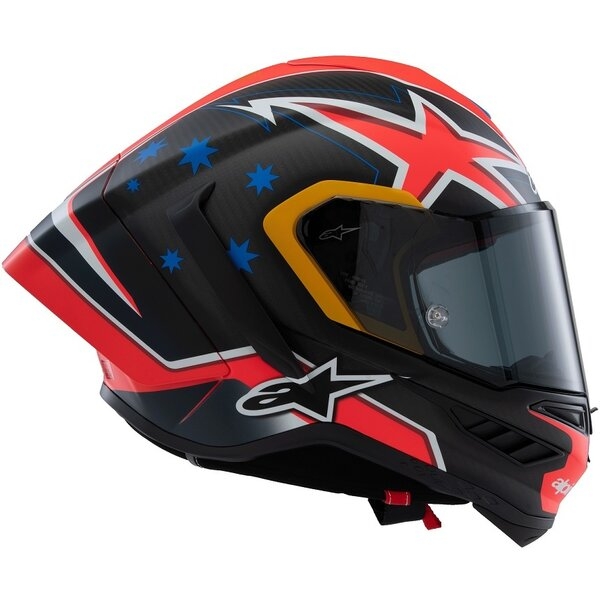 Casca integrala sport ALPINESTARS SUPERTECH R10 LE MILLER S Negru/Rosu mat, 7