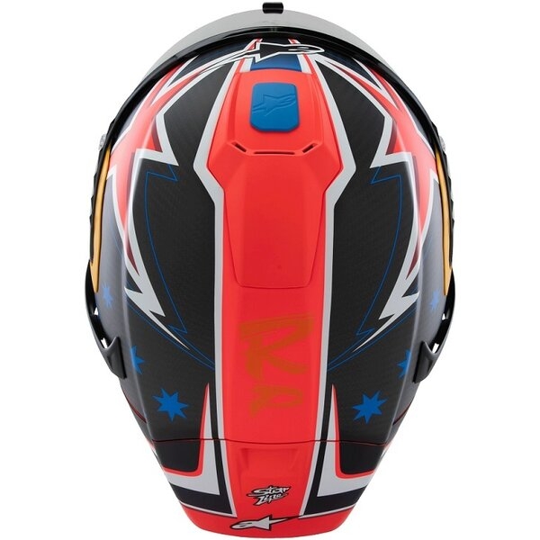 Casca integrala sport ALPINESTARS SUPERTECH R10 LE MILLER S Negru/Rosu mat, 9