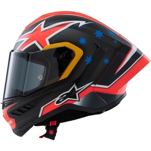 Casca integrala sport ALPINESTARS SUPERTECH R10 LE MILLER S Negru/Rosu mat, 5