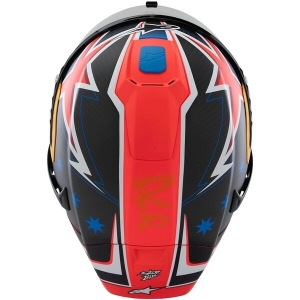 Casca integrala sport ALPINESTARS SUPERTECH R10 LE MILLER S Negru/Rosu mat, 9