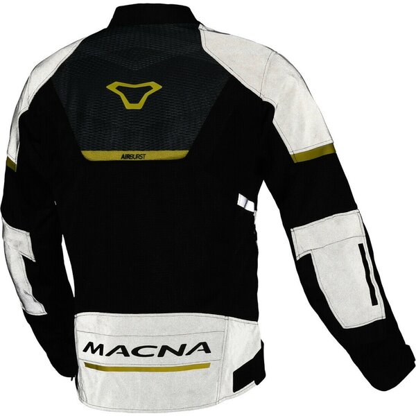 Geaca de vara textil dama MACNA ORCANO Night Eye™ 2.0 XS Negru/Gri/Galben, 3