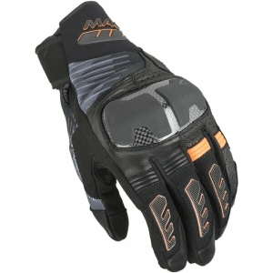 Manusi de piele vara MACNA RIME 2.0 L Negru/Portocaliu, 8