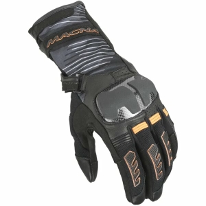 Manusi de piele vara MACNA TEMPO 2.0 S Gri/Negru