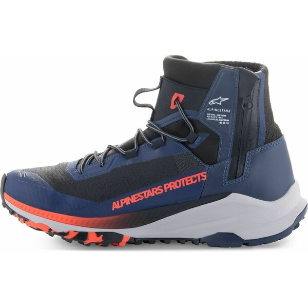 Ghete moto ALPINESTARS SPEEDFORCE XR 42.5 Rosu fluo/Albastru/Negru, 12