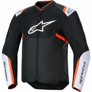 Geaca textil de vara ALPINESTARS T-SPS AIR V2 S Negru/Alb/Rosu fluo