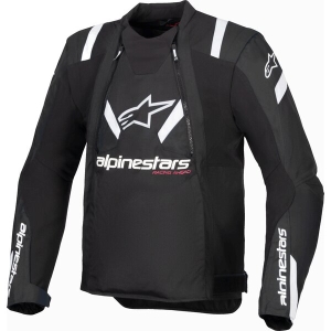 Geaca textil sport de vara ALPINESTARS T-STUNT AIR S Negru/Alb, 6