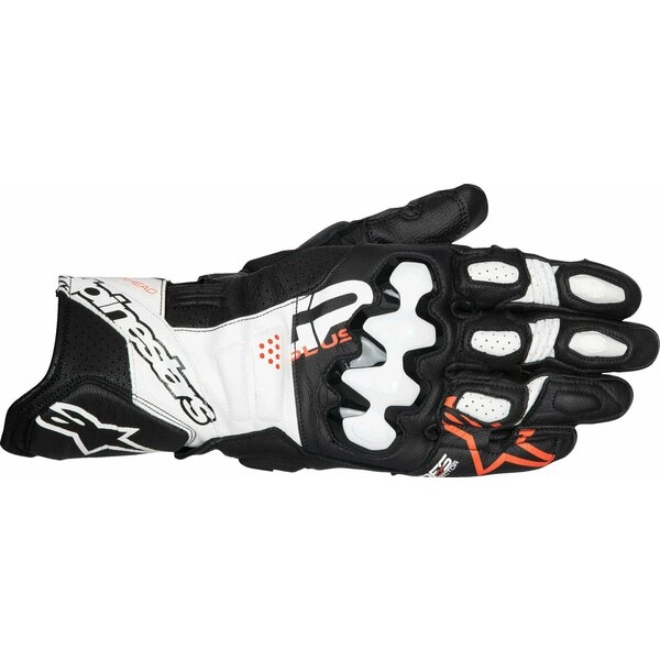 Manusi de piele race ALPINESTARS GP PLUS R V3 S Negru/Rosu/Alb, 4