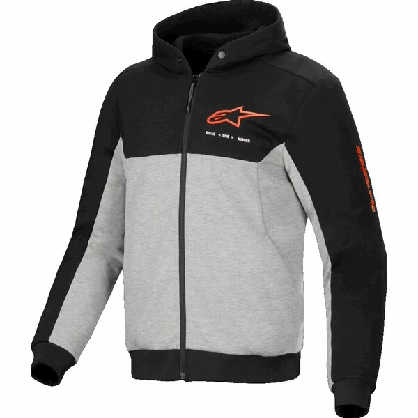 Hanorac de protectie ALPINESTARS CHROME V2 SPORT M Negru/Gri/Rosu, 2
