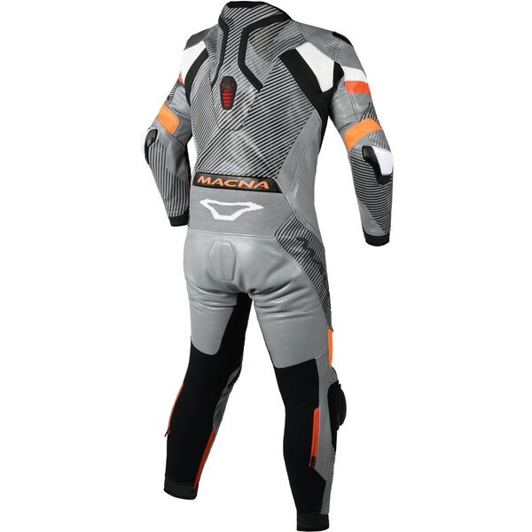 Combinezon de piele race 1 piesa MACNA IGNITE Negru 52, 5