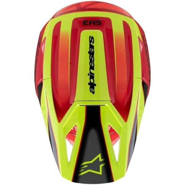 Casca cross-enduro de copii ALPINESTARS S-M3 YOUTH FRAY ECE06 S Negru/Portocaliu, 7