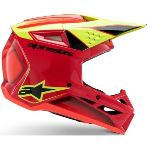 Casca cross-enduro de copii ALPINESTARS S-M3 YOUTH FRAY ECE06 S Negru/Portocaliu, 5