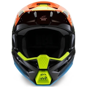 Casca cross-enduro de copii ALPINESTARS S-M3 YOUTH FRAY ECE06 S Negru/Portocaliu, 15