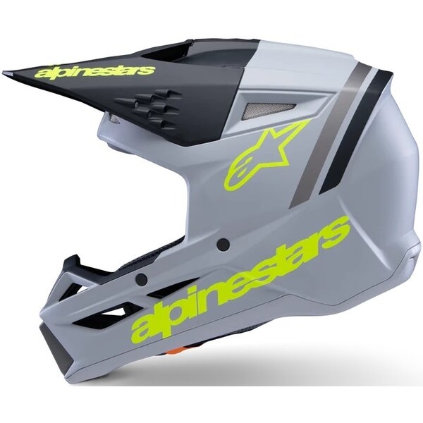Casca cross-enduro de copii ALPINESTARS S-M3 YOUTH RADIUM ECE06 M Galben fluo/Negru, 8