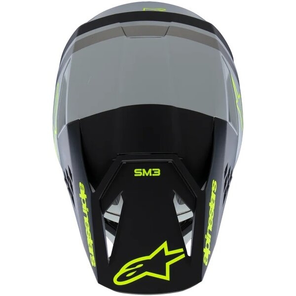 Casca cross-enduro de copii ALPINESTARS S-M3 YOUTH RADIUM ECE06 M Galben fluo/Negru, 11