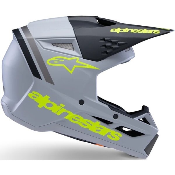 Casca cross-enduro de copii ALPINESTARS S-M3 YOUTH RADIUM ECE06 M Galben fluo/Negru, 15