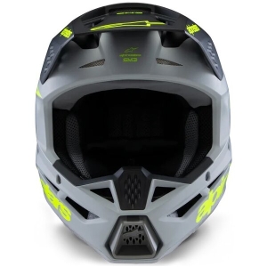 Casca cross-enduro de copii ALPINESTARS S-M3 YOUTH RADIUM ECE06 M Galben fluo/Negru, 4