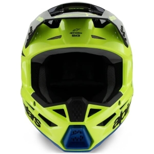 Casca cross-enduro de copii ALPINESTARS S-M3 YOUTH RADIUM ECE06 M Galben fluo/Negru, 5
