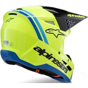 Casca cross-enduro de copii ALPINESTARS S-M3 YOUTH RADIUM ECE06 M Galben fluo/Negru, 9