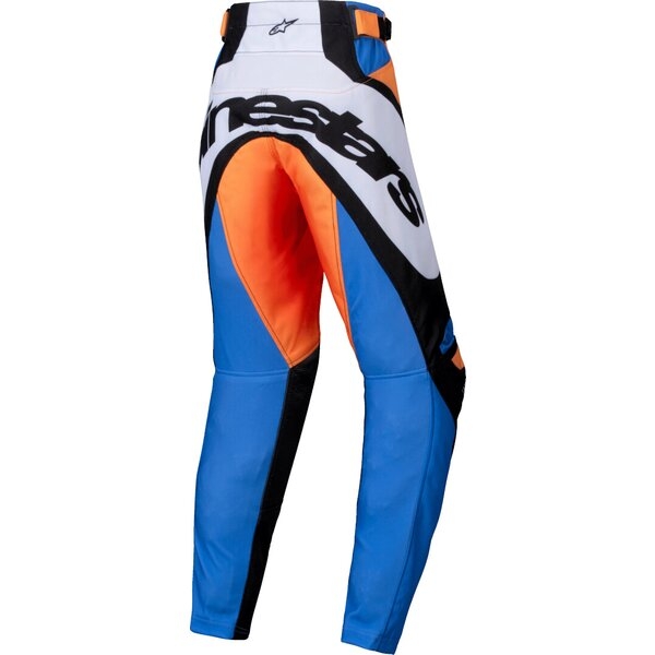Pantaloni cross-enduro de copii ALPINESTARS RACER MELT YOUTH Portocaliu/Albastru 22, 5