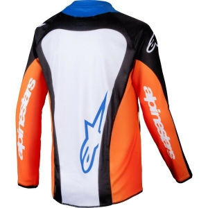 Tricou cross-enduro de copii ALPINESTARS RACER MELT YOUTH S Portocaliu/Albastru, 3