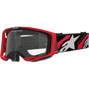 Ochelari cross-enduro ALPINESTARS VISION 8 LUAR GOGGLE Rosu/Negru