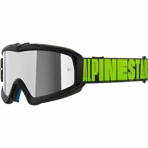 Ochelari cross-enduro de copii ALPINESTARS VISION YOUTH HOLLOW MIRROR Negru/Argintiu