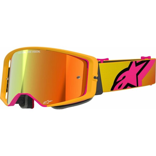 Ochelari cross-enduro ALPINESTARS SUPERTECH CORP MIRROR GOOGLE Rosu/Albastru, 4